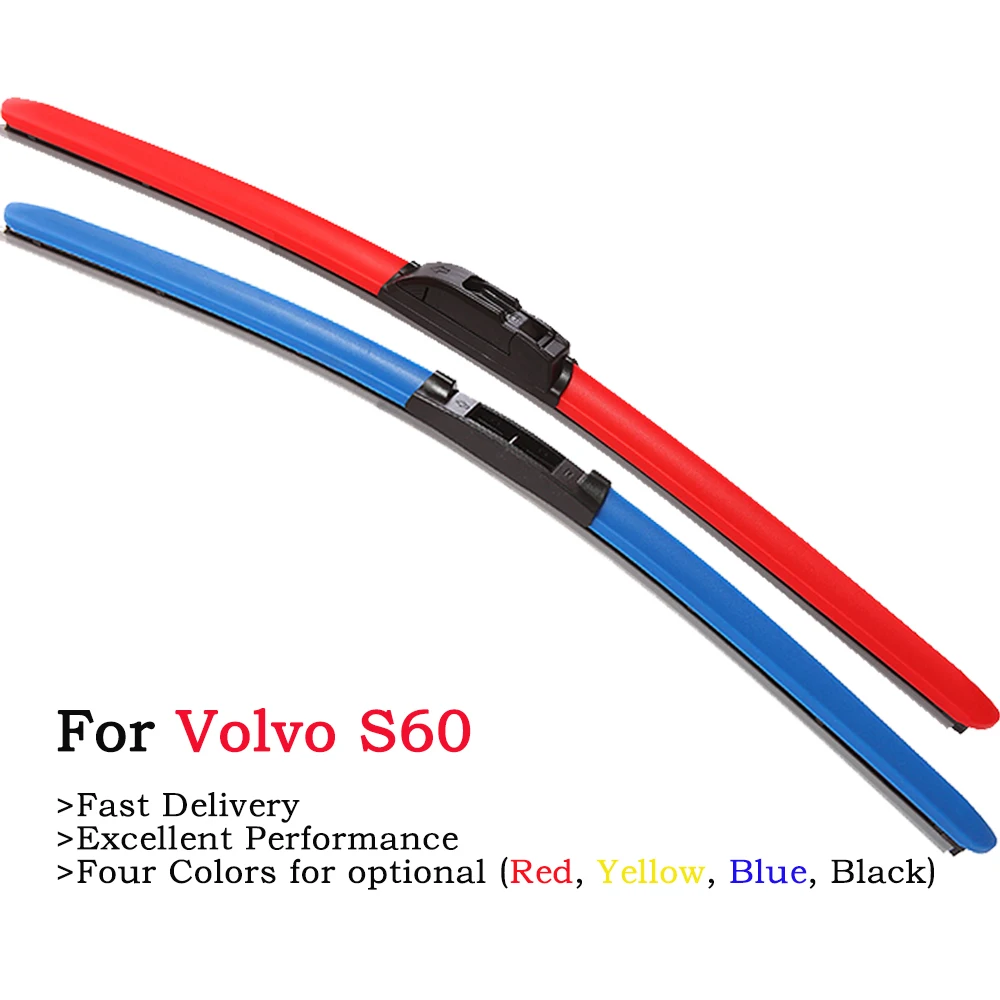 HESITE Colorful Windshield Wiper Blades For Volvo S60 T4 T6 D5 Model Car Accessories Parts Front Wipers 2001 2002 2005 2015 2019
HESITE Colorful Windshield Wiper Blades For Volvo S60 T4 T6 D5 Model Car Accessories Parts Front Wipers 2001 2002 2005 2015 2019