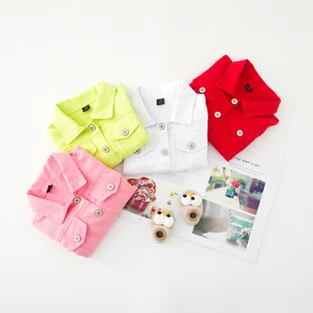 2019 Candy Color Denim Jacket For Boys Fashion Coats Children Clothing Autumn Baby Girls Clothes Outerwear Kids Jean Jackets
2019 Candy Color Denim Jacket For Boys Fashion Coats Children Clothing Autumn Baby Girls Clothes Outerwear Kids Jean Jackets