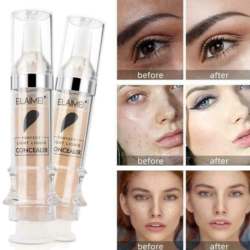 Syringe Concealer Liquid Foundation Cream Syringe Repair Cover Spots Acne Marks Dark Circles Long-lasting Moisturizing Concealer
Syringe Concealer Liquid Foundation Cream Syringe Repair Cover Spots Acne Marks Dark Circles Long-lasting Moisturizing Concealer
