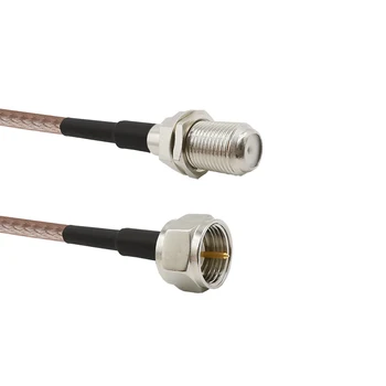 F Type Male to F Female RF Pigtail Wire Crimp RG316D Double Shield Sliver Pigtail Cable F Type Plug Jack TV Extension Satellite
F Type Male to F Female RF Pigtail Wire Crimp RG316D Double Shield Sliver Pigtail Cable F Type Plug Jack TV Extension Satellite