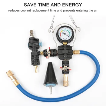 Auto Car Radiator Cooling Antifreeze Replacement Tool Kit Vacuum Pump Coolant System Antifreeze Injector
Auto Car Radiator Cooling Antifreeze Replacement Tool Kit Vacuum Pump Coolant System Antifreeze Injector