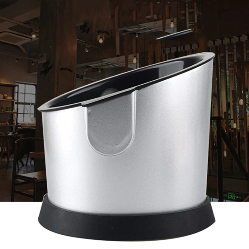 Black Liner Coffee Tamper Knock Box Deep Bent Design Coffee Slag Isn'T Splash Manual Coffee Grinder Accessories 
Black Liner Coffee Tamper Knock Box Deep Bent Design Coffee Slag Isn'T Splash Manual Coffee Grinder Accessories