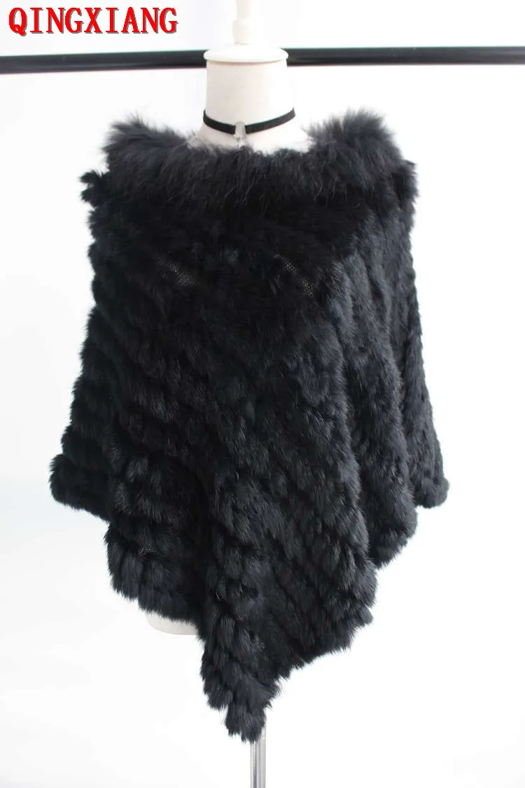 5 Colors Women Real Raccoon Fur O Neck Triangle Pullover Weave Lady Poncho Autumn Winter Thick Warm Black Out Streetwear Sweater
5 Colors Women Real Raccoon Fur O Neck Triangle Pullover Weave Lady Poncho Autumn Winter Thick Warm Black Out Streetwear Sweater
