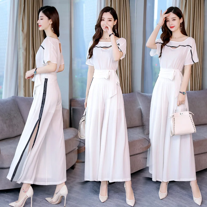 2019 New Style Popular Set Years Versatile Elegant Casual Horizontal Neck Short Sleeve Summer Simple Slimming Slim Fit Summer
2019 New Style Popular Set Years Versatile Elegant Casual Horizontal Neck Short Sleeve Summer Simple Slimming Slim Fit Summer