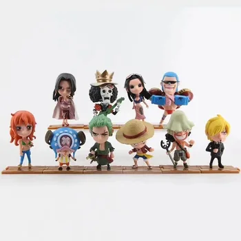 Anime One Piece Luffy Sanji Chopper Robin Nami Zoro Boa Hancock Brook PVC Action Figures Collectible Model Toys Doll 10pcs/set
Anime One Piece Luffy Sanji Chopper Robin Nami Zoro Boa Hancock Brook PVC Action Figures Collectible Model Toys Doll 10pcs/set