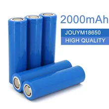 2022 New Original 18650 Battery 3.7v 2000mah 18650 Rechargeable Lithium Battery For Flashlight Batteries
2022 New Original 18650 Battery 3.7v 2000mah 18650 Rechargeable Lithium Battery For Flashlight Batteries