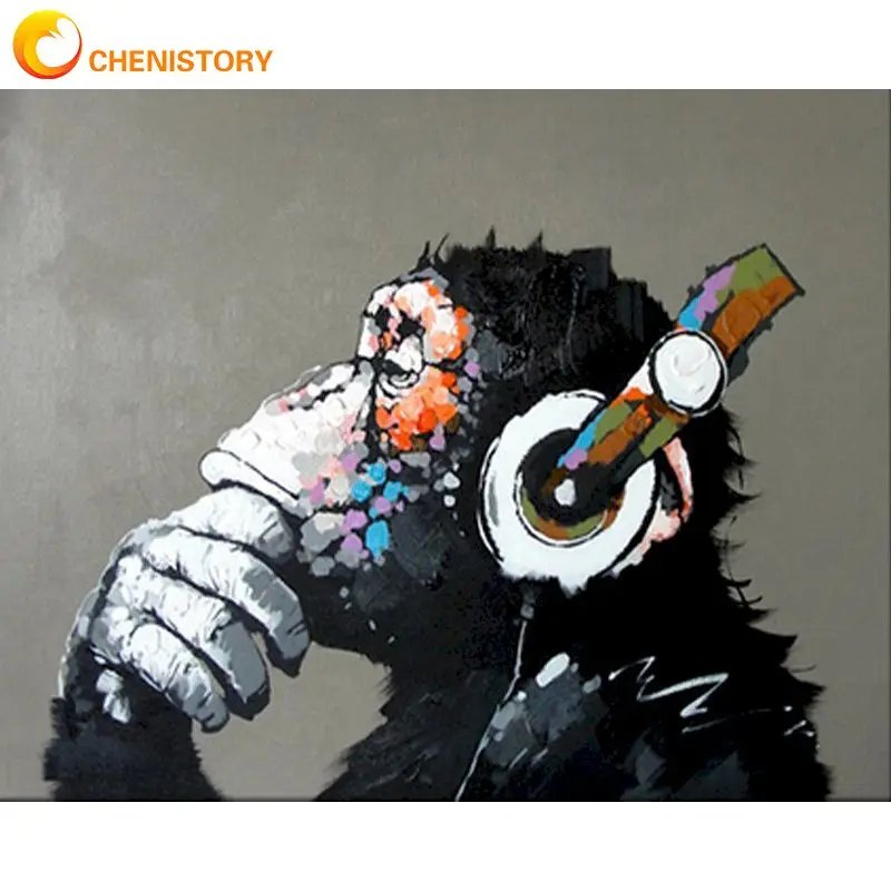 CHENISTORY Acrylic Frame Painting By Numbers Diy Craft Music Orangutan Coloring By Nnumbers 60x75cm For Home Decors Artwork
CHENISTORY Acrylic Frame Painting By Numbers Diy Craft Music Orangutan Coloring By Nnumbers 60x75cm For Home Decors Artwork