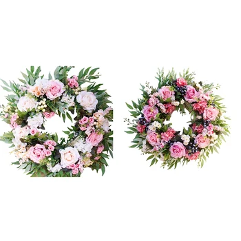 Door Wreath Rose Artificial Flower Wreaths Door Garland for Wedding Decoration Home Party Farmhouse Decor
Door Wreath Rose Artificial Flower Wreaths Door Garland for Wedding Decoration Home Party Farmhouse Decor