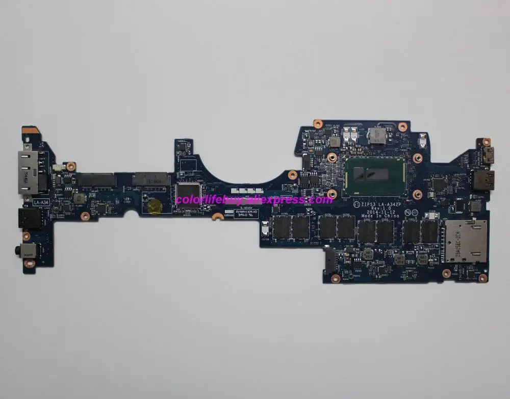 Genuine FRU: 00HT705 w i5-5200U CPU 8G RAM ZIPS3 LA-A342P Laptop Motherboard for Lenovo Yoga 12 Notebook PC
Genuine FRU: 00HT705 w i5-5200U CPU 8G RAM ZIPS3 LA-A342P Laptop Motherboard for Lenovo Yoga 12 Notebook PC