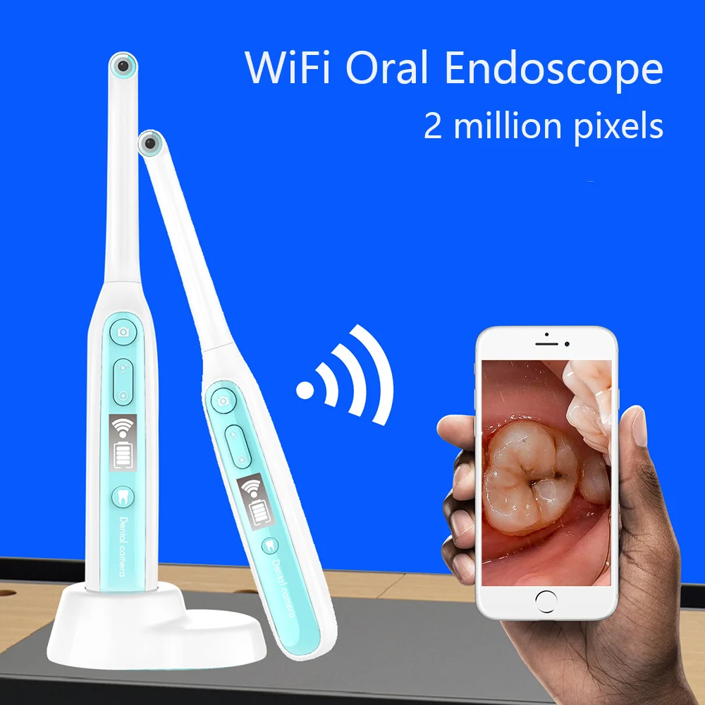 Wireless Wifi Oral Dental Endoscope 8 adjustable led lights Intraoral Camera HD Video For ios android Teeth Inspection endoscope
Wireless Wifi Oral Dental Endoscope 8 adjustable led lights Intraoral Camera HD Video For ios android Teeth Inspection endoscope