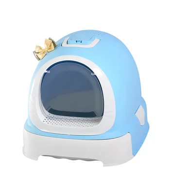 Cat Sand Pot Fully Enclosed Extra Large Cat Toilet Cat Dung Pot Anti-splash Cat Sand Pot Deodorizing and Stinky Cat Wy112208
Cat Sand Pot Fully Enclosed Extra Large Cat Toilet Cat Dung Pot Anti-splash Cat Sand Pot Deodorizing and Stinky Cat Wy112208