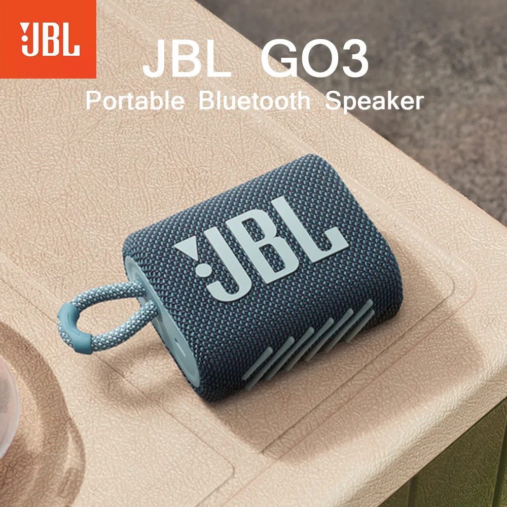 JBL Go 3 Bluetooth-динамик s Pro Sound портативный объемный стиль водонепроницаемый сабвуфер