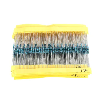 1280pcs 1/4W Metal Film Resistors Assortment Kit Set 64 Values Resistor Set 1 ohm - 10M ohm Resistor
1280pcs 1/4W Metal Film Resistors Assortment Kit Set 64 Values Resistor Set 1 ohm - 10M ohm Resistor