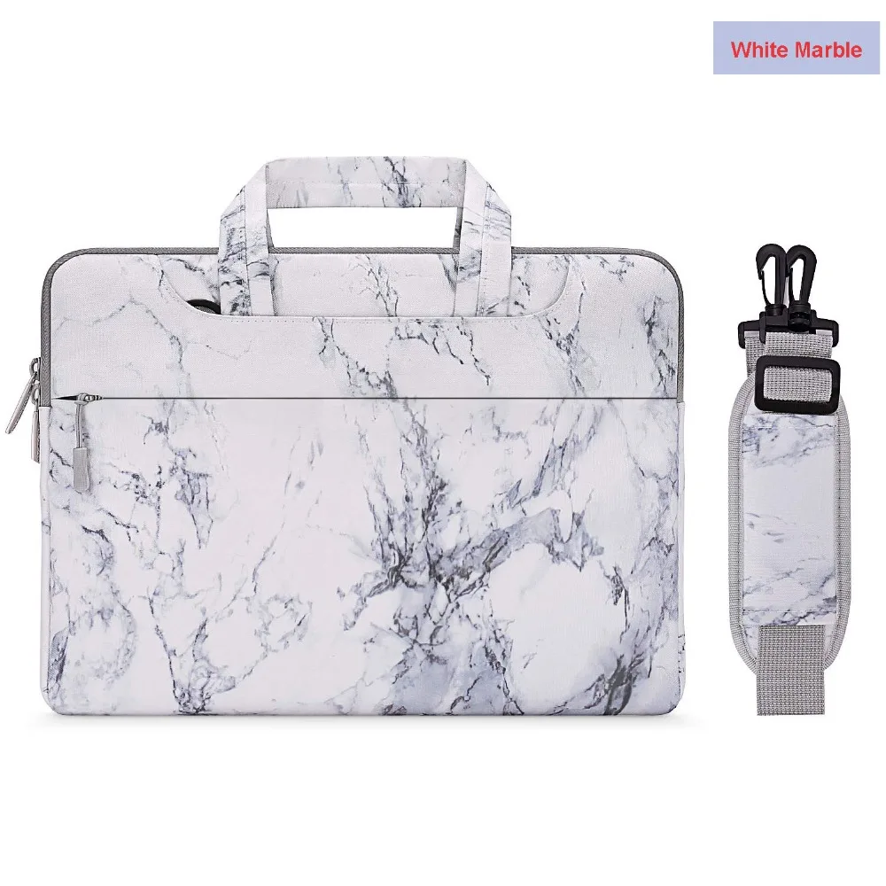 white marble bag