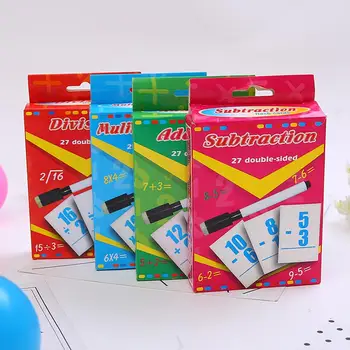 Funny Math Toy Division Addition Operation Paper Erasable Cards with Pen Math Learning Kids Educational Toys IQ development Toys
Funny Math Toy Division Addition Operation Paper Erasable Cards with Pen Math Learning Kids Educational Toys IQ development Toys