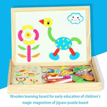 Children's Educational Toys Wooden Learning Drawing Board Wonderful Double-Sided Magnetic Drawing Board
Children's Educational Toys Wooden Learning Drawing Board Wonderful Double-Sided Magnetic Drawing Board