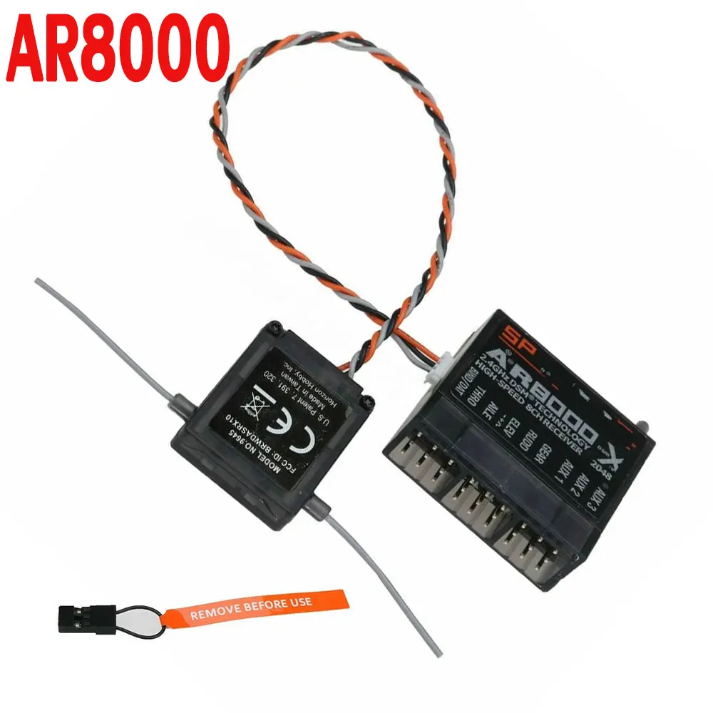 Спектр AR8000 2 4 ГГц 8CH приемник Поддержка DSM2 DSMX W/Расширенный спутниковый для JR Spektrum