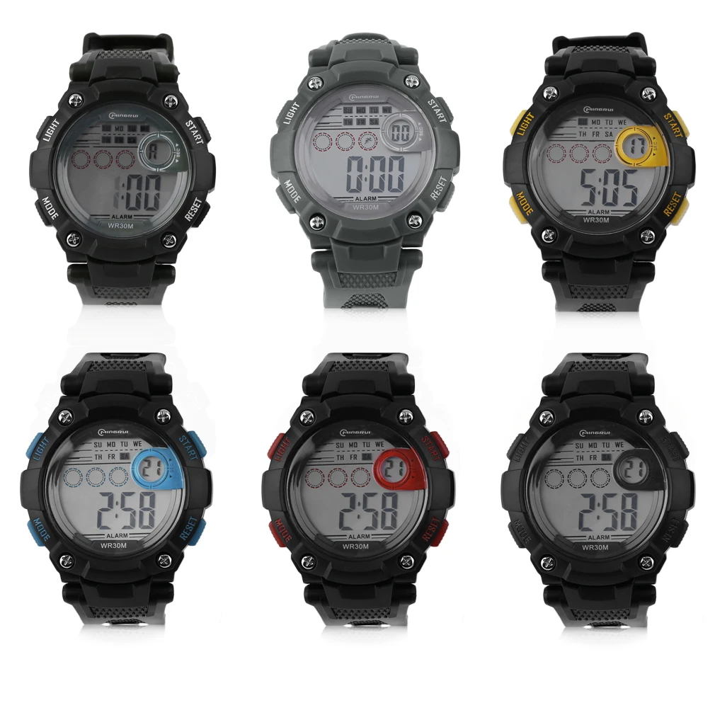 MINGRUI 8560109 Fashionable Men Women Sport Waterproof Wrist Watch Unisex Trendy Casual Rubber Quartz Wrist Watches