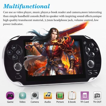 New Double joystick 4.3 inch 64bit 8GB handheld Game Console Portable Video Game Console build in 1100 game for hot game
New Double joystick 4.3 inch 64bit 8GB handheld Game Console Portable Video Game Console build in 1100 game for hot game
