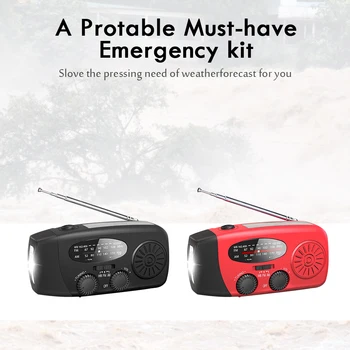 Multifunctional Hand radio Solar Crank Dynamo Powered AM/FM/NOAA Weather Radio Use Emergency LED Flashlight and Power Bank 2020
Multifunctional Hand radio Solar Crank Dynamo Powered AM/FM/NOAA Weather Radio Use Emergency LED Flashlight and Power Bank 2020