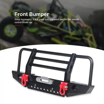 Metal Front Bumper with LED Light for 1/10 RC Crawler Car Axial SCX10 90046 Traxxas TRX-4 TRX4 Accessory Parts
Metal Front Bumper with LED Light for 1/10 RC Crawler Car Axial SCX10 90046 Traxxas TRX-4 TRX4 Accessory Parts