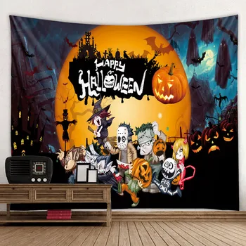 New Halloween Series Tapestry Pumpkin Mysterious Forest Moon Night Skull Wall Hangings Tapestries for Bed Room Living Room Dorm 
New Halloween Series Tapestry Pumpkin Mysterious Forest Moon Night Skull Wall Hangings Tapestries for Bed Room Living Room Dorm