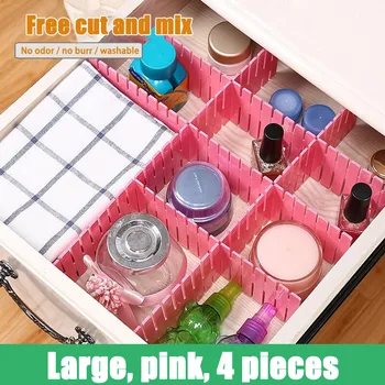 DIY Storage Partition 4Pcs Free Combination Lattices Drawer Partition Plates Compartments Finishing Grid S55
DIY Storage Partition 4Pcs Free Combination Lattices Drawer Partition Plates Compartments Finishing Grid S55