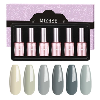 MIZHSE Gel Nail Polish 18ML GRAY Color Series UV LED Soak Off UV Gel Polish Varnish Pure Color Manicure Nail Gel Lacquer
MIZHSE Gel Nail Polish 18ML GRAY Color Series UV LED Soak Off UV Gel Polish Varnish Pure Color Manicure Nail Gel Lacquer