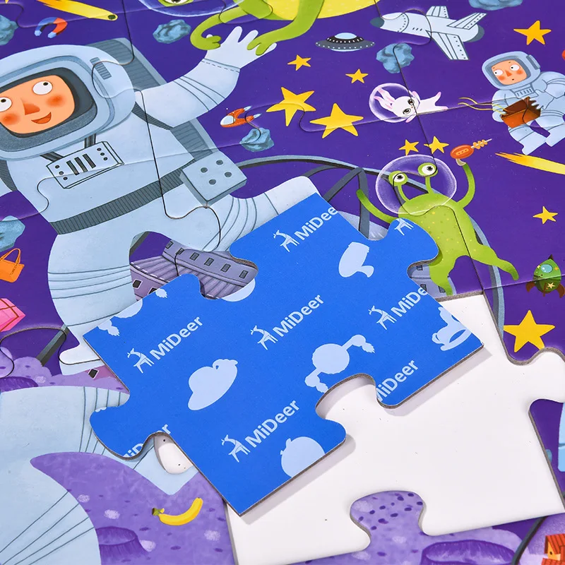 MiDeer Mi Deer Explore Jigsaw Puzzle Secret Space CHILDREN'S Puzzle Jigsaw Puzzle Toys with Magnifying Glass 3-4-5-Year-Old 
MiDeer Mi Deer Explore Jigsaw Puzzle Secret Space CHILDREN'S Puzzle Jigsaw Puzzle Toys with Magnifying Glass 3-4-5-Year-Old