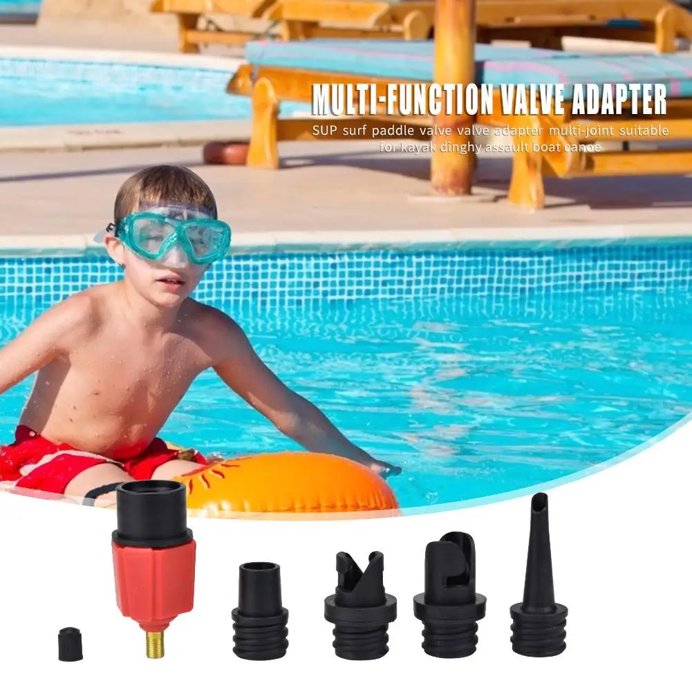 SUP Pump Adaptor Air Valve Adapter Safety and Reliability Wide Scope of Application for Surf Paddle Board Canoe Inflatable Boat
SUP Pump Adaptor Air Valve Adapter Safety and Reliability Wide Scope of Application for Surf Paddle Board Canoe Inflatable Boat