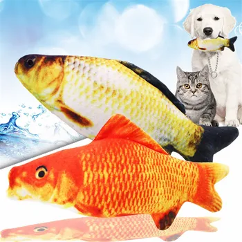 Simulation Fish Cat Toys Interactive Cat Plush Toy Funny Kitten Squeak Interactive Cat Fish Toy Squeak Plush Fish Pet Supplies
Simulation Fish Cat Toys Interactive Cat Plush Toy Funny Kitten Squeak Interactive Cat Fish Toy Squeak Plush Fish Pet Supplies
