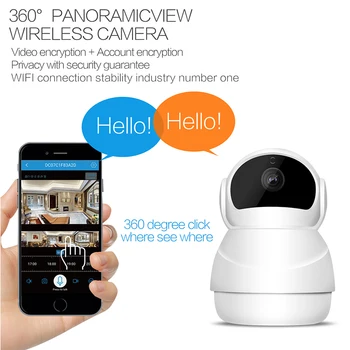 Wireless HD WiFi Camera Two-way Voice CallInfrared Night Vision 24 Hour Remote Monitoring Home Security Guard Smart Home Camera
Wireless HD WiFi Camera Two-way Voice CallInfrared Night Vision 24 Hour Remote Monitoring Home Security Guard Smart Home Camera