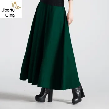Spring New Fashion Warm Retro Slim Fit Wool Blend Ladies Maxi Long A-line Skirts Womens Clothing nnatbe Free Shipping Size
Spring New Fashion Warm Retro Slim Fit Wool Blend Ladies Maxi Long A-line Skirts Womens Clothing nnatbe Free Shipping Size