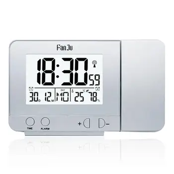Black Bedroom Clock LED Multifunction Kitchen Projection Alarm Led Alarm Clock Decoration Digital Economic Family
Black Bedroom Clock LED Multifunction Kitchen Projection Alarm Led Alarm Clock Decoration Digital Economic Family