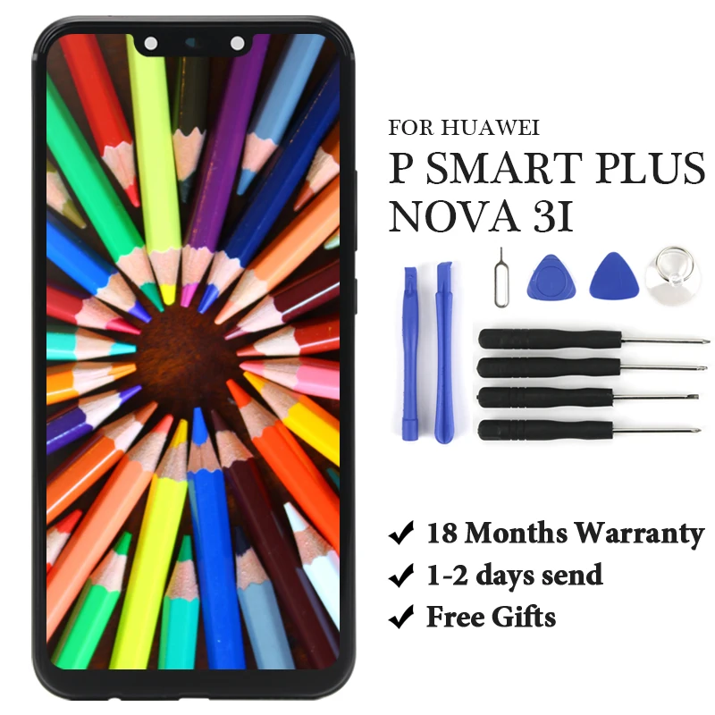 OEM P Smart Plus Display For Huawei P Smart Plus LCD Display Frame Touch Screen INE-LX1 LX2 For Huawei Nova 3i Display LCD
OEM P Smart Plus Display For Huawei P Smart Plus LCD Display Frame Touch Screen INE-LX1 LX2 For Huawei Nova 3i Display LCD