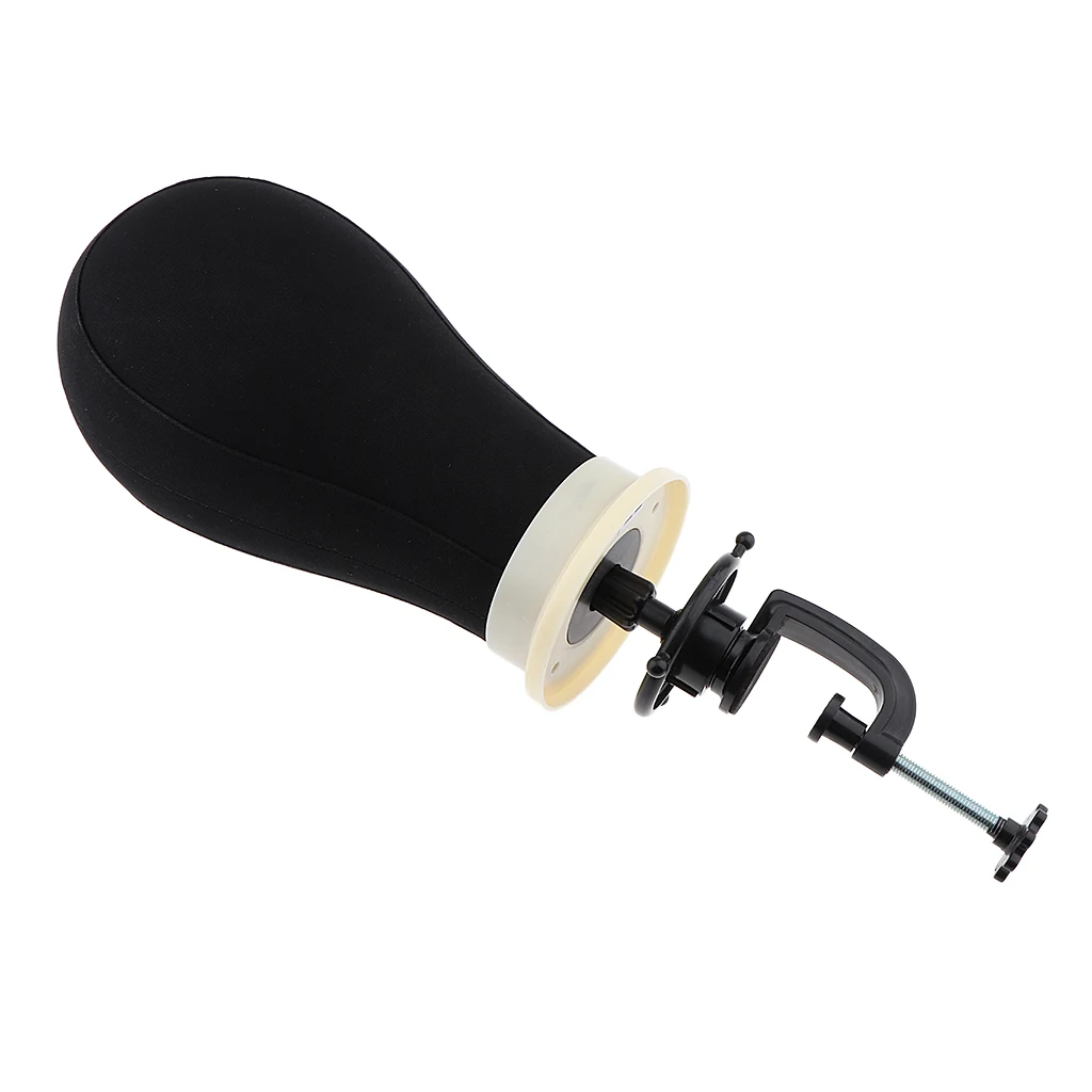 Black Styrofoam Canvas Block Head Wig Making Styling Hairpiece Display Mannequin Model with Table Clamp Stand Black Styrofoam Canvas Block Head Wig Making Styling Hairpiece Display Mannequin Model with Table Clamp Stand