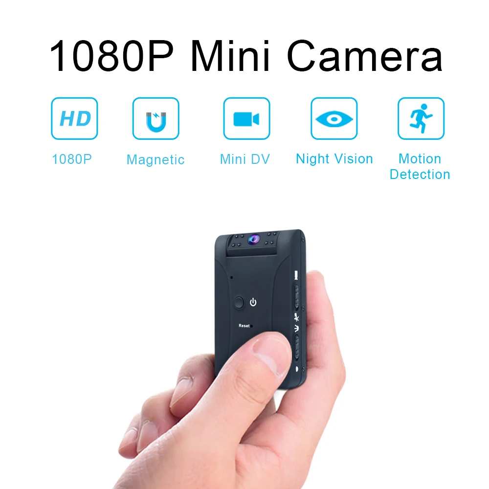 

Night Vision 1080P HD Mini Camcorder Micro Camera Motion Detection DV DVR Recorder Video Voice Recording Device Small Camera