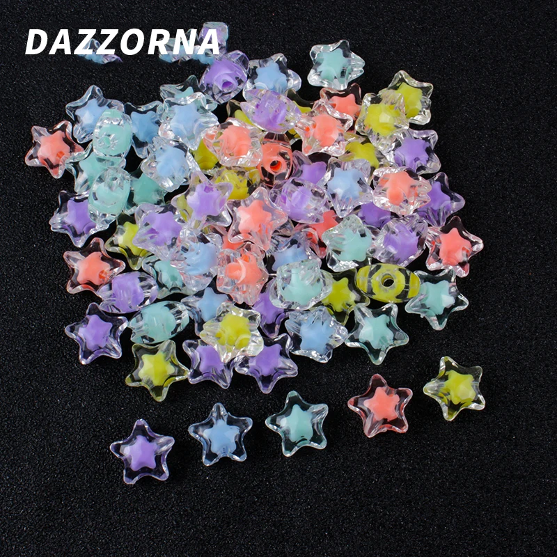 10mm 20/40/60Pcs Acrylic Spacer Beads Five-pointed Star Transparent Beads Accesories for DIY Necklace Bracelet Jewelry
10mm 20/40/60Pcs Acrylic Spacer Beads Five-pointed Star Transparent Beads Accesories for DIY Necklace Bracelet Jewelry