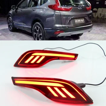 Car Flashing 2PCS Red Lens LED Rear Bumper Reflector Lamp Tail Brake Light Fog Lamp For Honda CRV CR-V 2017 2018 2019
Car Flashing 2PCS Red Lens LED Rear Bumper Reflector Lamp Tail Brake Light Fog Lamp For Honda CRV CR-V 2017 2018 2019