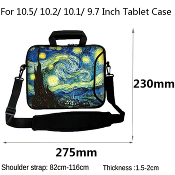 Van Gogh Messenger Notebook Tablet PC Bag 10.2" 10.1 Sleeve Shell Handbags For iPad Air 3 Pro 10.5" 9.7 Netbook Pouch Case Cover
Van Gogh Messenger Notebook Tablet PC Bag 10.2" 10.1 Sleeve Shell Handbags For iPad Air 3 Pro 10.5" 9.7 Netbook Pouch Case Cover