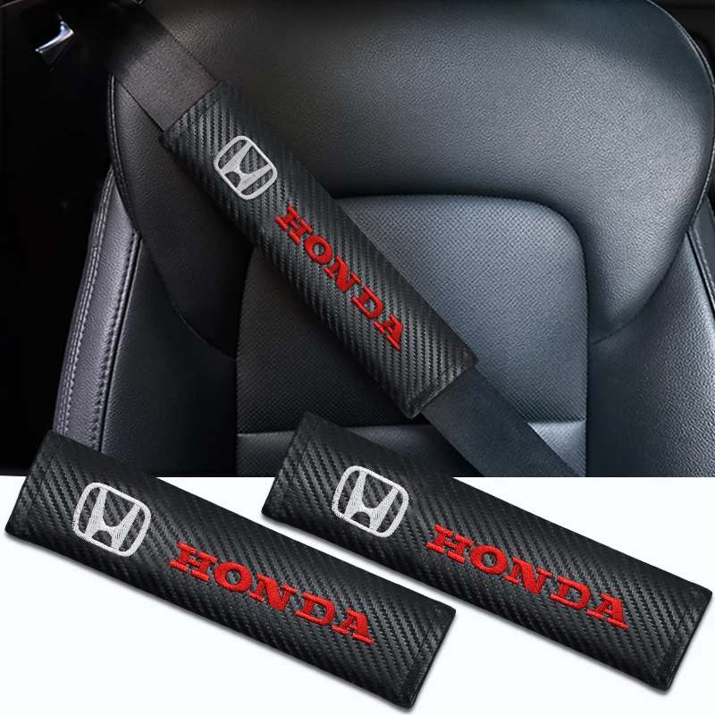 1/2 шт. накладки на автомобильный ремень безопасности Honda Mugen Power Civic Accord CRV Hrv Fit Jazz |
