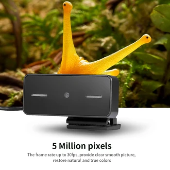 5 Million Pixels High Definition USB Camera Auto Focus Webcam Built-in Microphone Drive-free Web Camera for PC Laptop Black
5 Million Pixels High Definition USB Camera Auto Focus Webcam Built-in Microphone Drive-free Web Camera for PC Laptop Black