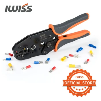 IWISS HS-30J Crimping Tools Pliers for 22-10 AWG 0.5-6.0mm2 of Insulated Car Auto Terminals & Connectors Crimping Plier wire
IWISS HS-30J Crimping Tools Pliers for 22-10 AWG 0.5-6.0mm2 of Insulated Car Auto Terminals & Connectors Crimping Plier wire