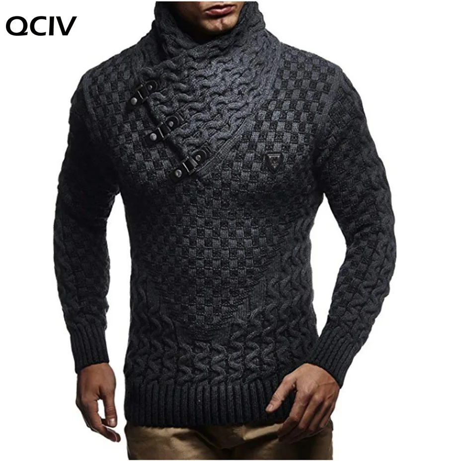 

Men Sweaters 2020 Brand New Warm Pullover Sweaters Man Casual Knitwear Winter Men Black Sweatwer XXXL Computer Knitted