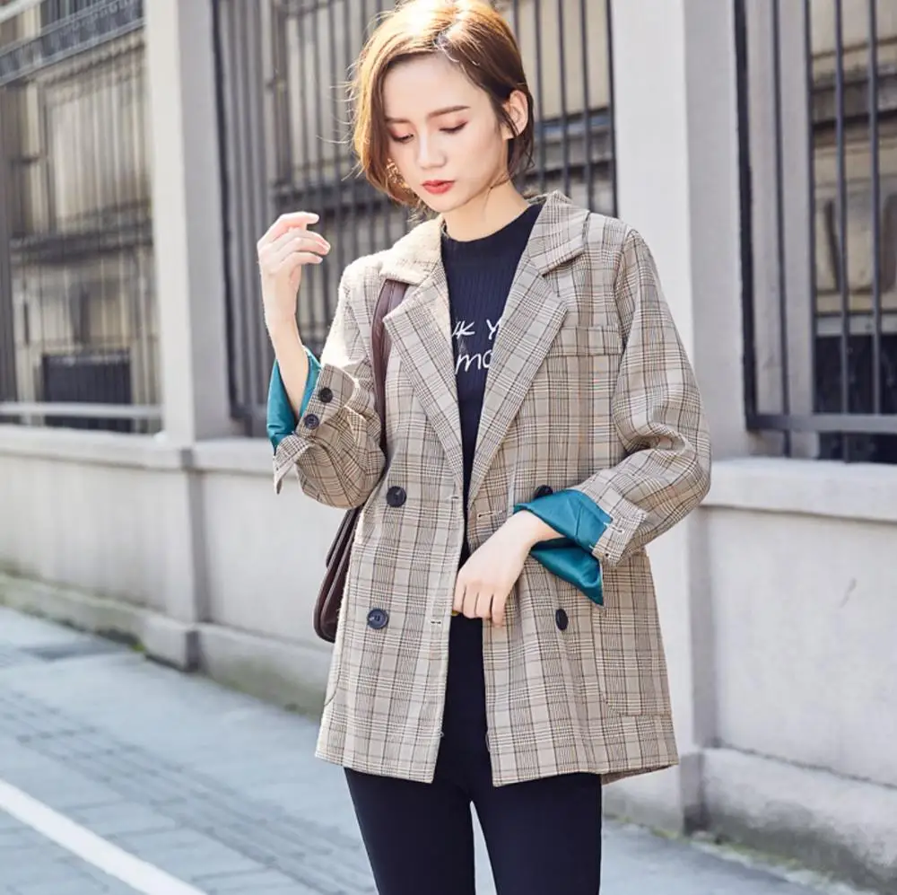 Mooirue Winter Double Breasted Woman Blazer Notched Collar Work Office Jackets Ladies Outerwear loose oversize Female Coat S0006
Mooirue Winter Double Breasted Woman Blazer Notched Collar Work Office Jackets Ladies Outerwear loose oversize Female Coat S0006