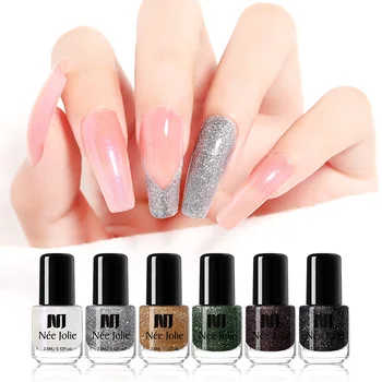 NEE JOLIE 3.5ml Gel Glitter Nail Polish Shining Colors Natural Air Drying Colorful Glitter Nail Polish Manicures Decoration
NEE JOLIE 3.5ml Gel Glitter Nail Polish Shining Colors Natural Air Drying Colorful Glitter Nail Polish Manicures Decoration