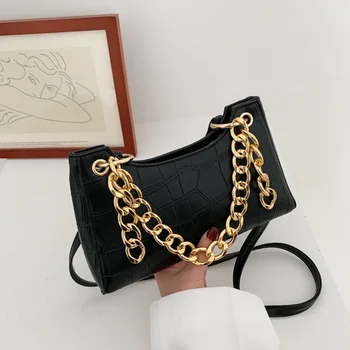 Net red small black bag female bag 2020 summer new Korean fashion crocodile pattern foreign one-shoulder armpit bag French bag
Net red small black bag female bag 2020 summer new Korean fashion crocodile pattern foreign one-shoulder armpit bag French bag