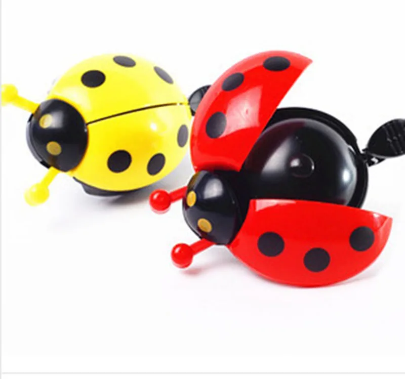 Bicycle Bell Lovely Kids Ladybug Bell Ring Beetle Cartoon Cycling Bell Horn Alarm Scooter Bike Bell Ring Bicycle Accessories