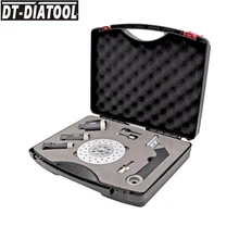 DT-DIATOOL 1set boxed Diamond Drill Core Bits double cutting grinding discs set for Porcelain Tile 5/8 thread Hole Saw
DT-DIATOOL 1set boxed Diamond Drill Core Bits double cutting grinding discs set for Porcelain Tile 5/8 thread Hole Saw