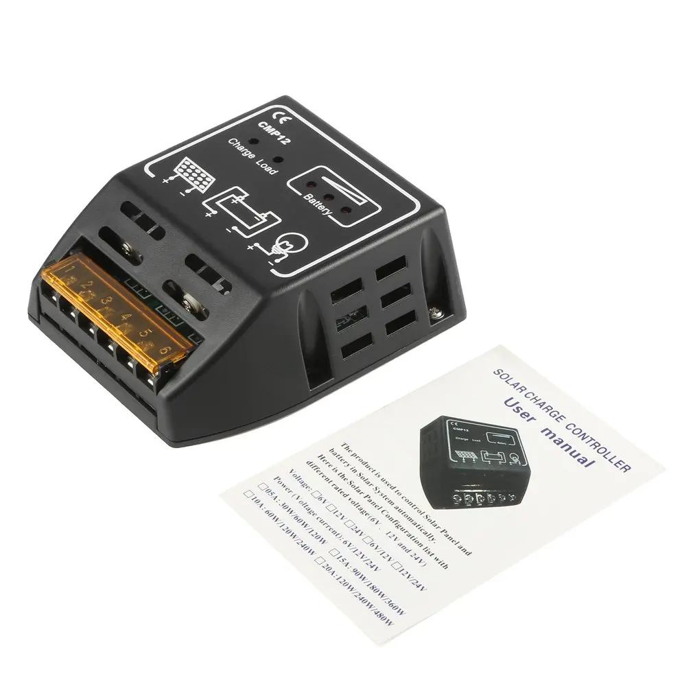 Solar Power Panel Charger Controller Regulator 10A 12V/24V Auto Switch CE TSR Safe Automatically Protective Device
Solar Power Panel Charger Controller Regulator 10A 12V/24V Auto Switch CE TSR Safe Automatically Protective Device